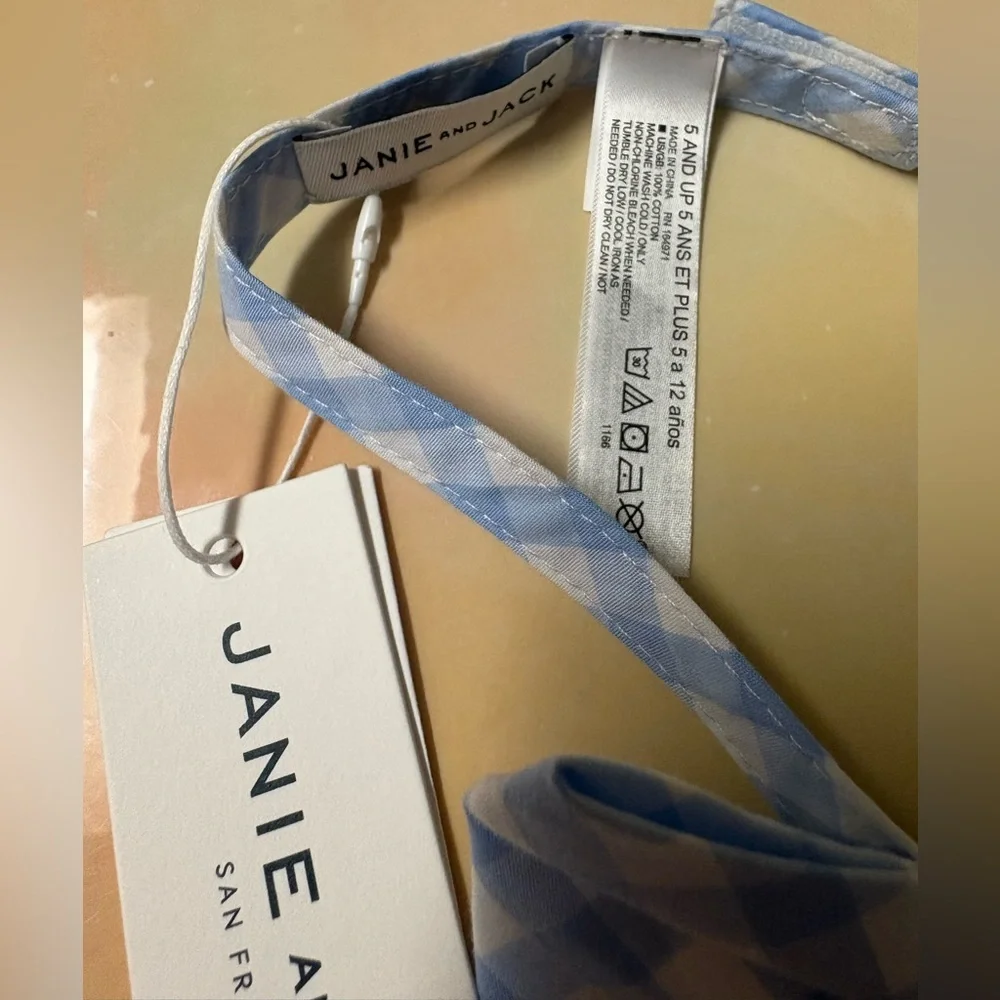 Janie and Jack Gingham Bowtie.